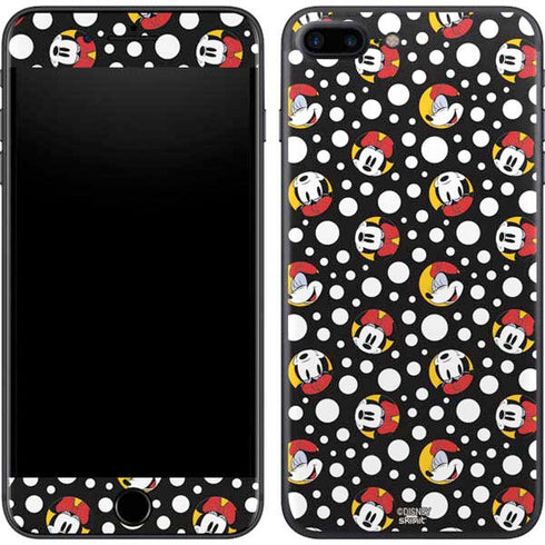 Disney Minnie Mouse Bubbles Face Pattern iPhone 8 Plus Skin
